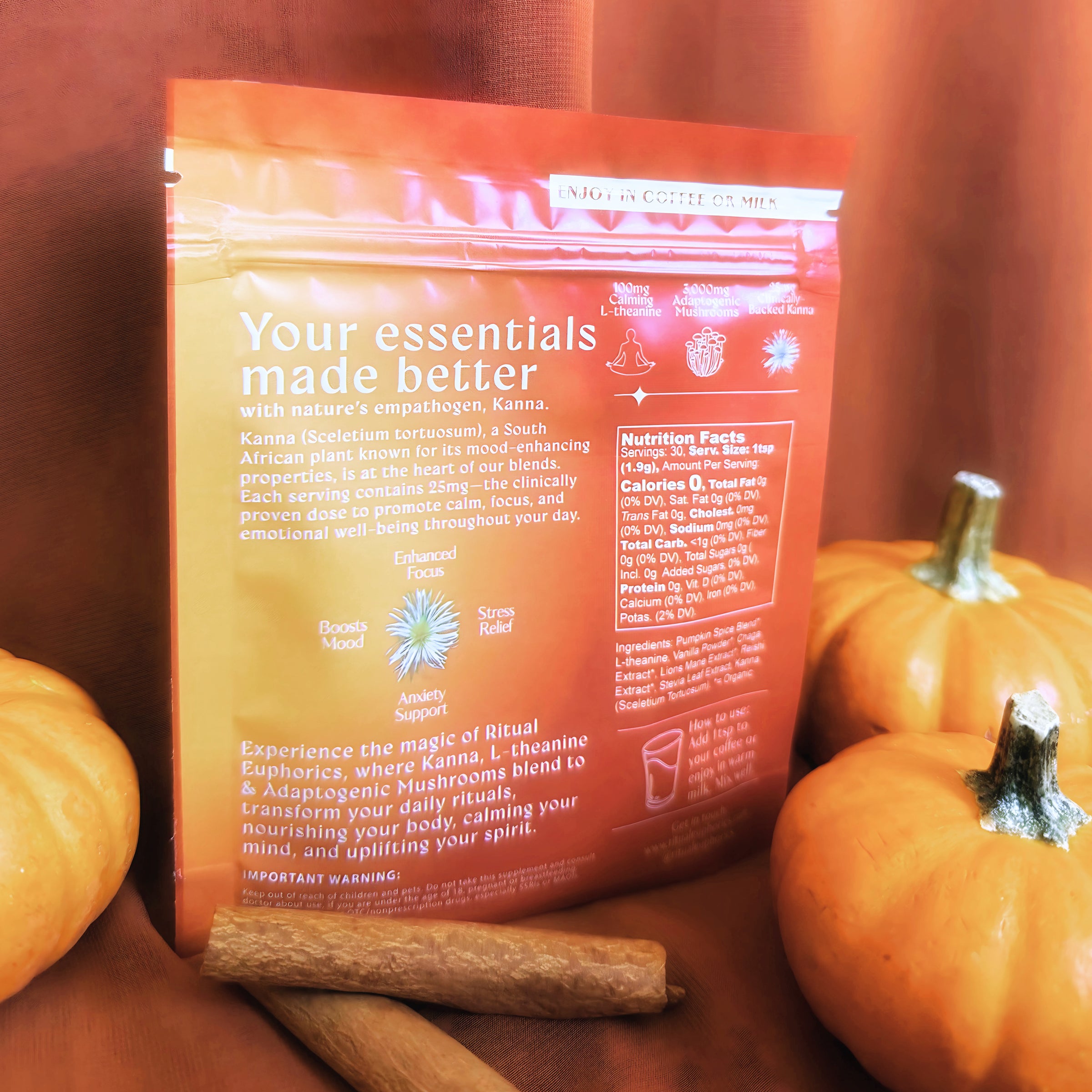 Pumpkin Spice Kanna Latte